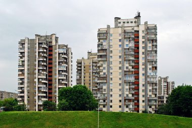 vilnius şehirdeki beton ev