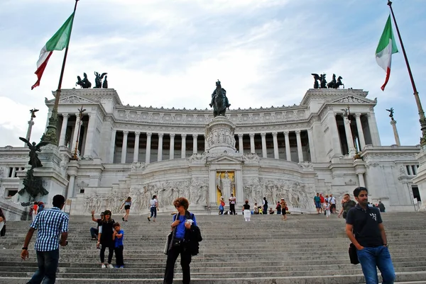 Turystów miasto Rzym na 29 maja 2014 — Zdjęcie stockowe