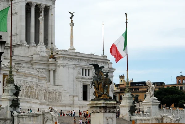 Toeristen in rome stad op 29 mei 2014 — Stockfoto