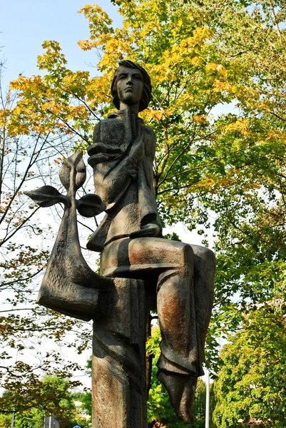 Skulptur in Vilnius - Hauptstadt Litauens — Stockfoto