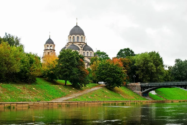 Eglise orthodoxe Notre-Dame du Signe à Vilnius — Photo