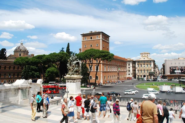 Tourists in Rome city on May 29, 2014 — Stock Photo, Image
