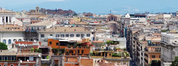 Rome vue aérienne depuis le monument Vittorio Emanuele — Photo