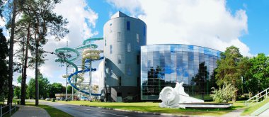 Druskininkai kaplıca şehrindeki su parkı