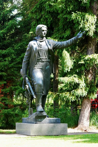 Sculpture Maryte Melnikaite in the Grutas park near Druskininkai — Stock Photo, Image