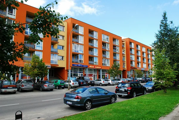 Fabijoniskes neues Wohnquartier mit neuen Häusern — Stockfoto