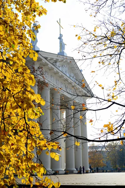 La catedral de Vilna es la iglesia principal de Lituania — Foto de Stock