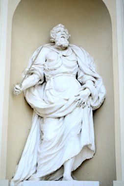 Vilnius şehir katedralde dışında heykel