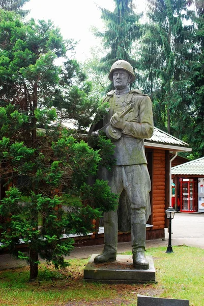 Escultura en el parque Grutas cerca de la ciudad de Druskininkai —  Fotos de Stock