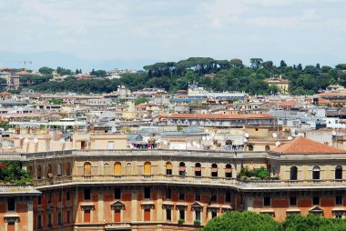 San Angelo Kalesi: Roma şehir havadan görünümü