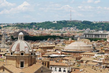 vittorio emanuele Monument Roma havadan görünümü