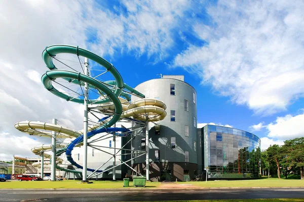 Druskininkai kaplıca şehrindeki su parkı