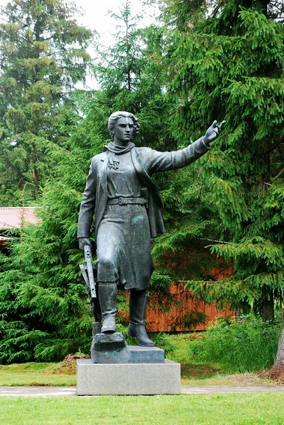 Escultura Maryte Melnikaite en el parque Grutas cerca de Druskininkai —  Fotos de Stock