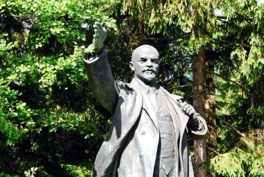 Druskininkai city yakınındaki Grutas parkta Lenine