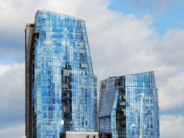 24 Eylül 2014 Vilnius şehrinin içinde gökdelenler