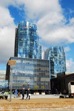 24 Eylül 2014 Vilnius şehrinin içinde gökdelenler