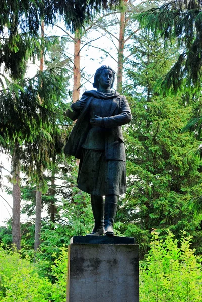 Escultura en el parque Grutas cerca de la ciudad de Druskininkai — Foto de Stock