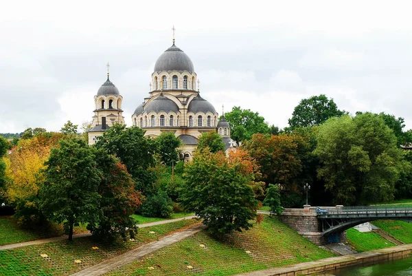 Our Lady of the Sign orthodox church in Vilnius — Stock Photo, Image