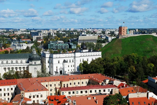 Vilnius byudsigt fra Vilnius Universitetstårn - Stock-foto