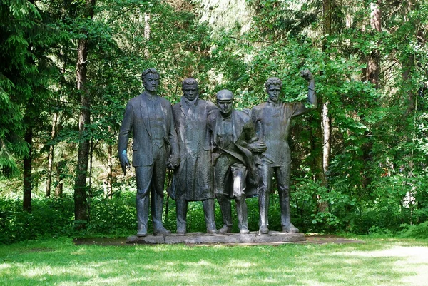 Druskininkai şehrinin yakınındaki Grutas parkında heykel