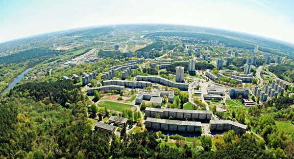 Vilnius city capital of Lithuania aerial view — Stock Photo, Image