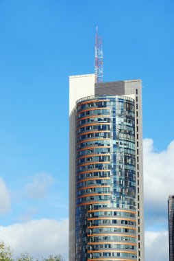 24 Eylül 2014 Vilnius şehrinin içinde gökdelenler