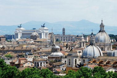 San Angelo Kalesi: Roma şehir havadan görünümü