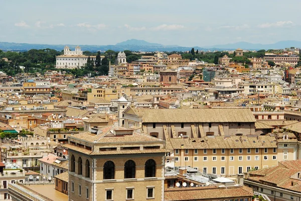 维托里奥埃纪念碑从罗马鸟瞰图 — 图库照片