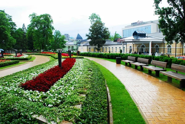 Druskininkai è una città termale sul fiume Neman nel sud della Lituania — Foto Stock