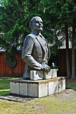 Druskininkai city yakınındaki Grutas parkta Lenine