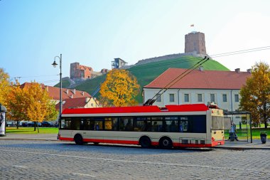Vilnius City 12 Ekim 2014 sokak arabası