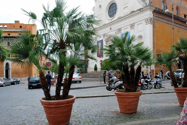 Leven in de stad Rome. Uitzicht over Rome stad op 31 mei 2014 — Stockfoto
