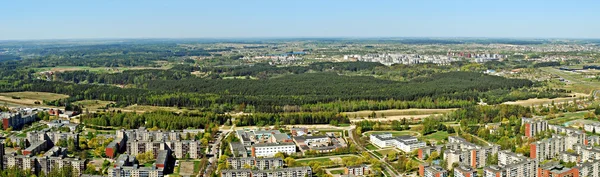 Vilnius city capital of Lithuania aerial view — Stock Photo, Image