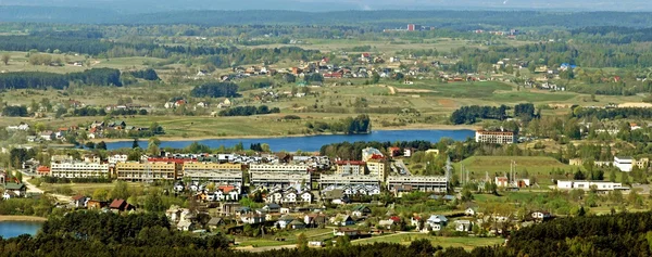 Vilnius Litvanya Hava görünümünü şehir başkenti — Stok fotoğraf