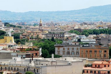 vittorio emanuele Monument Roma havadan görünümü