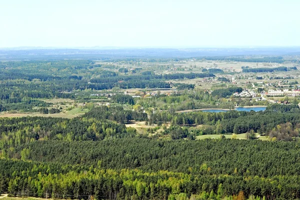 Столица Литвы Вильнюс вид с воздуха — стоковое фото