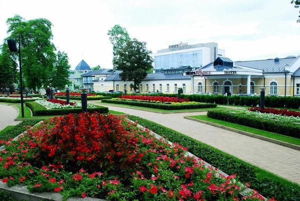 Druskininkai Güney Litvanya'daki Neman Nehri'nde bir spa şehridir — Stok fotoğraf