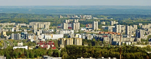 Vilnius city capital of Lithuania aerial view — Stock Photo, Image