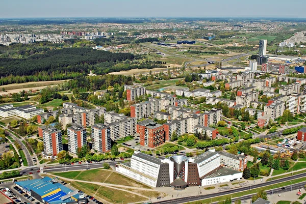 빌뉴스 도시 자본의 리투아니아 항공 보기 — 스톡 사진