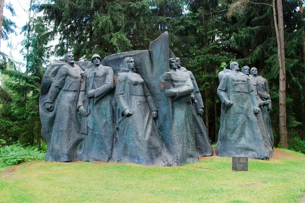 Escultura no parque Grutas perto da cidade de Druskininkai — Fotografia de Stock