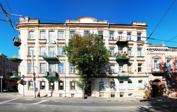 Vilnius gamla bostads hus den 24 September, 2014 — Stockfoto