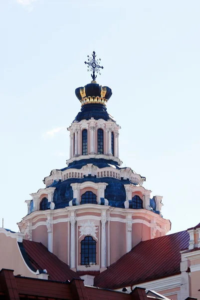 Menara gereja St. Kazimierz di Vilnius — Stok Foto