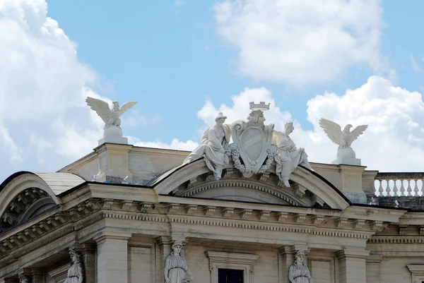 View of Rome city Piazza della Reppublica on June 1, 2014 — Stock Photo, Image