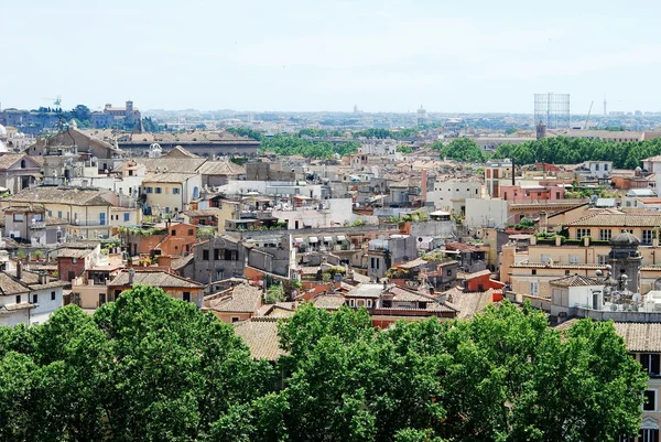 Rome city aerial view from San Angelo castle