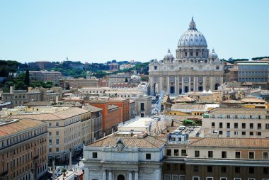 San Angelo Kalesi: Roma şehir havadan görünümü