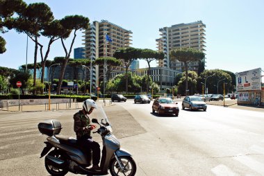  Roma şehir hayatı. Roma şehir yeni bölgesinde görünümü 1 Haziran 2014 '