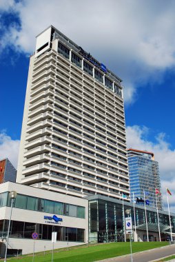  Vilnius şehir gökdelenler 24 Eylül 2014 tarihinde