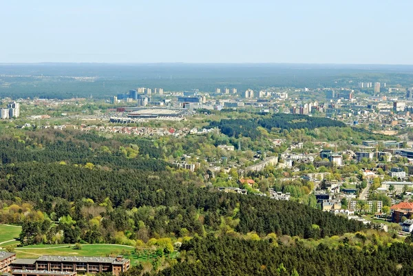 Vilna capital de Lituania vista aérea —  Fotos de Stock