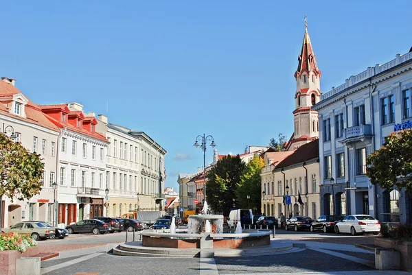 Câmara Municipal de Vilnius lugar em 24 de setembro de 2014 — Fotografia de Stock