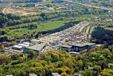 Vilnius Litvanya Hava görünümünü şehir başkenti